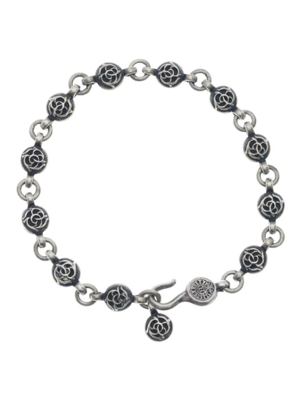Chrome Hearts Floral Ball 1 Bracelet Silver